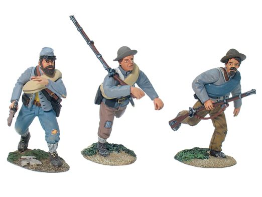 W Britain American Civil War Stonewall Brigade, 5th Virginia Infantry Advancing Set #1 - First Gear
