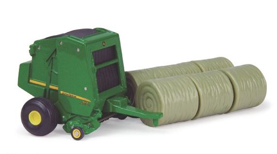 1/64 John Deere 569 Round Baler w 6 Bales - Ertl (2013)