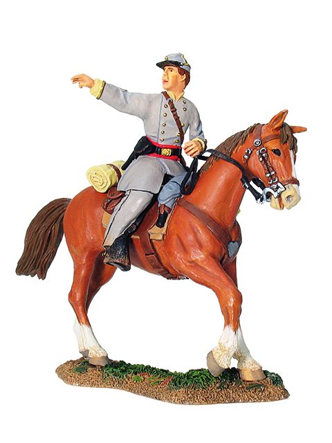 W Britain Civil War Stonewall Brigade, Jackson's Staff, A.S. "Sandie" Pendleton Mounted - First Gear