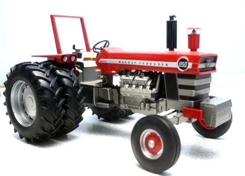1/16 Massey Ferguson 1150 Tractor w Rear Duals & ROPs, Toy Tractor Times Legends #7 - SpecCast